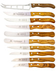 Messerset 10-tlg. mit Olivenholz - Made in Solingen
