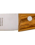 Gabel, Löffel & Buckelsmesser mit Olivenholz - Rostfrei