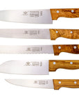 Messerset 5-tlg. mit Olivenholz - Made in Solingen