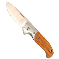 Flat Taschenmesser mit Olivenholz - Rostfrei