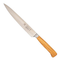 geschmiedetes Solinger Schinkenmesser 20cm mit Olivenholz - Rostfrei