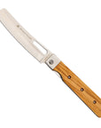 Brotmesser Taschenmesser mit Olivenholz - Rostfrei