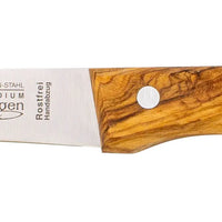 Messerset 10-tlg. mit Olivenholz - Made in Solingen