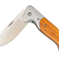 Flat Taschenmesser mit Olivenholz - Rostfrei
