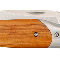 Flat Taschenmesser mit Olivenholz - Rostfrei
