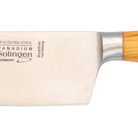 geschmiedetes Solinger Santokumesser 16cm mit Olivenholz - Rostfrei