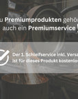 Geschmiedetes Solinger Güde Taschenmesser mit Pitchgabel - Alpha Olive