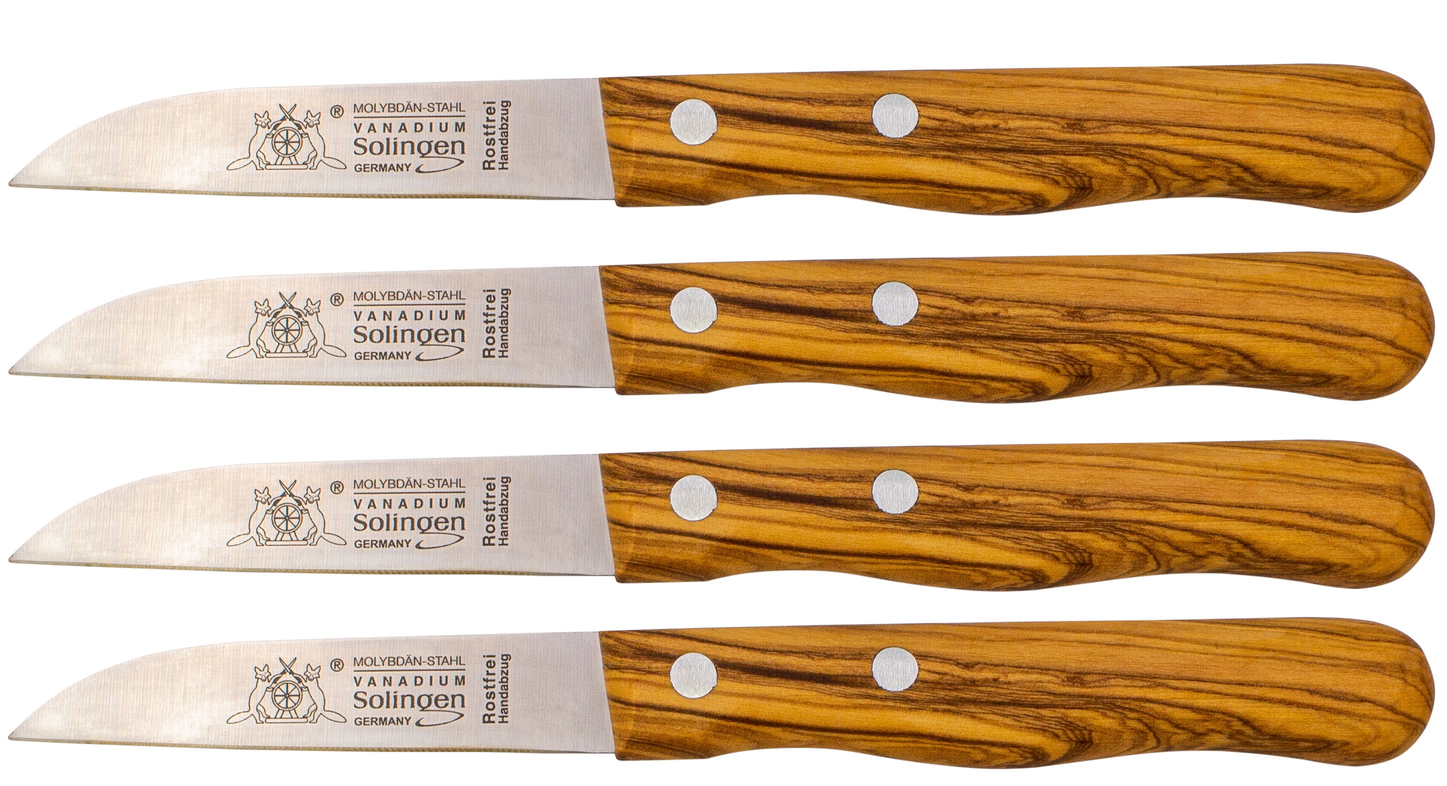 Solinger Gemüsemesser mit Olivenholz - Rostfrei