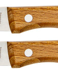 Solinger Zwiebelmesser klein mit Buchenholz - Rostfrei