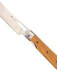 Nakiri Taschenmesser mit Olivenholz - Rostfrei