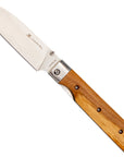 Santokumesser Taschenmesser mit Olivenholz - Rostfrei