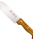Solinger Santokumesser 15cm mit Olivenholz - Rostfrei