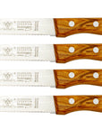 Solinger Steakmesser mit Olivenholz - Rostfrei