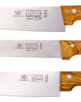 Messerset 3-tlg. mit Olivenholz - Made in Solingen