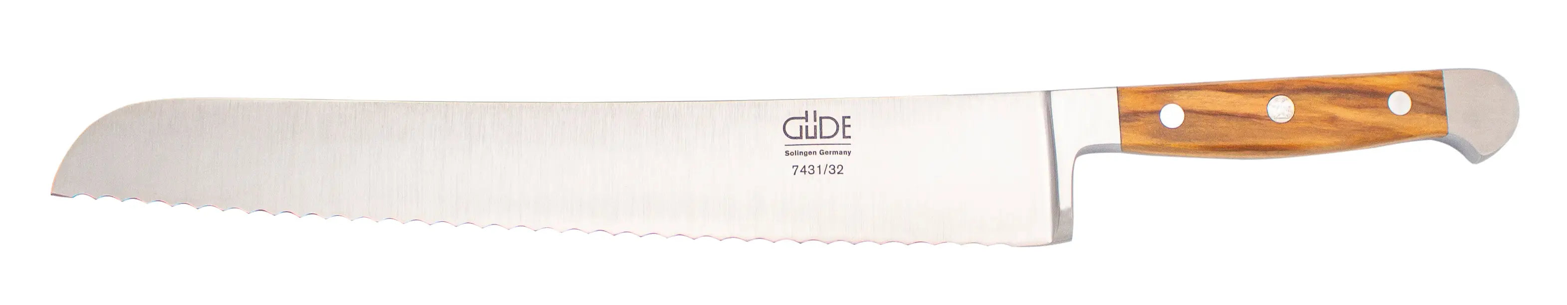 Geschmiedetes Solinger Güde Brotmesser 32 cm - Alpha Olive