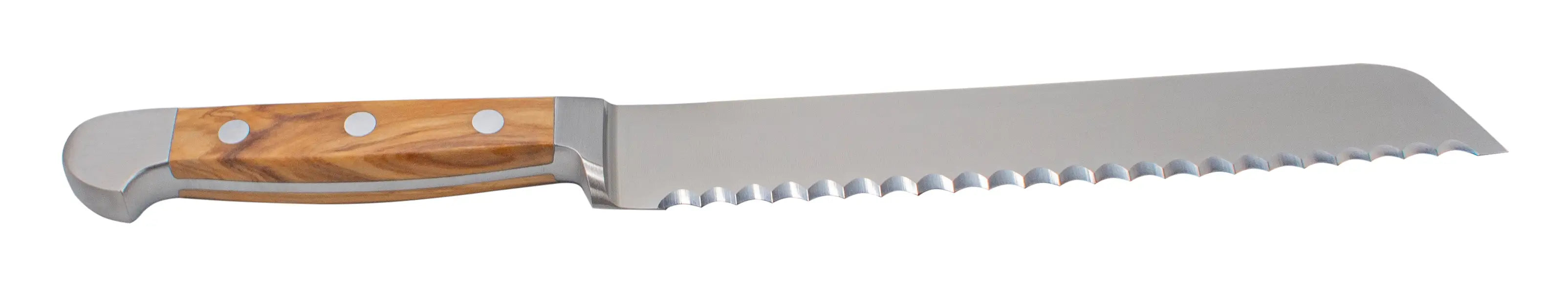 Geschmiedetes Solinger Güde Brotmesser 21 cm - Alpha Olive