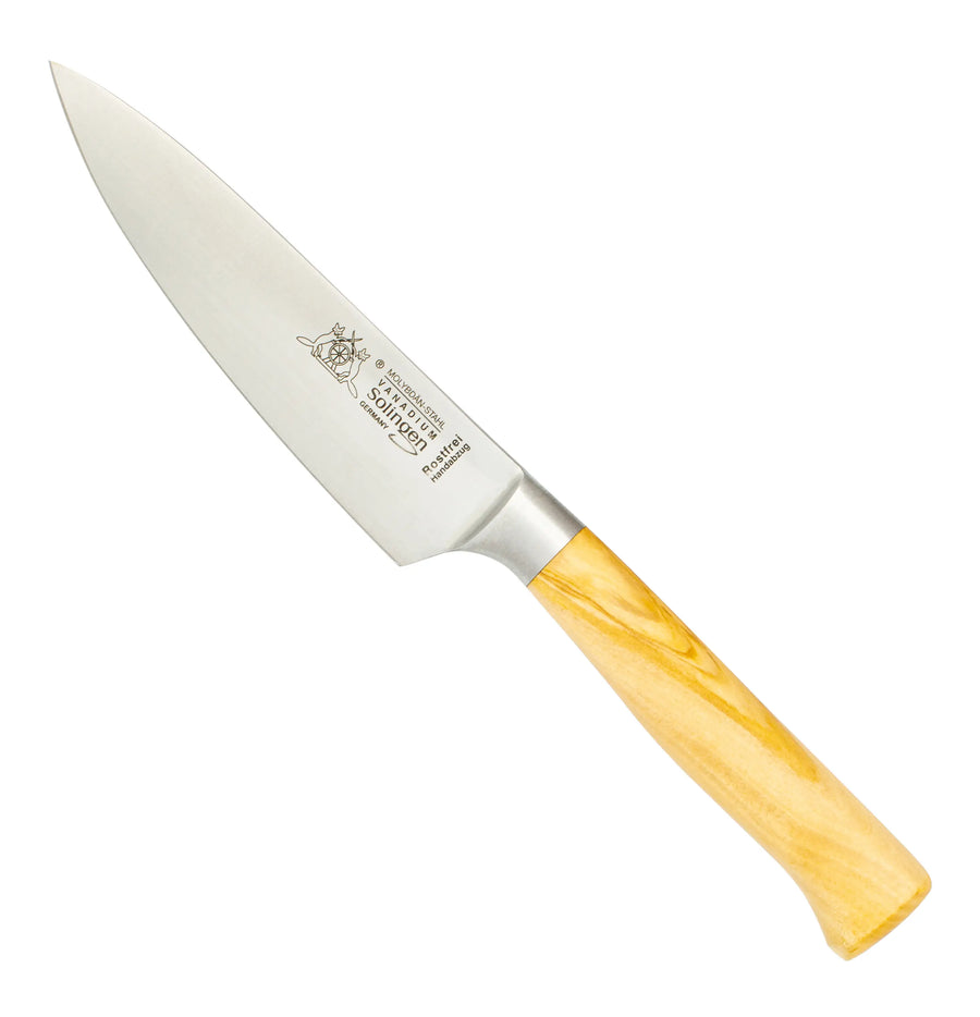 geschmiedetes Solinger Kochmesser 16cm mit Olivenholz - Rostfrei