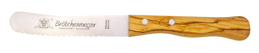 Messerset 14-tlg. mit Olivenholz - Made in Solingen