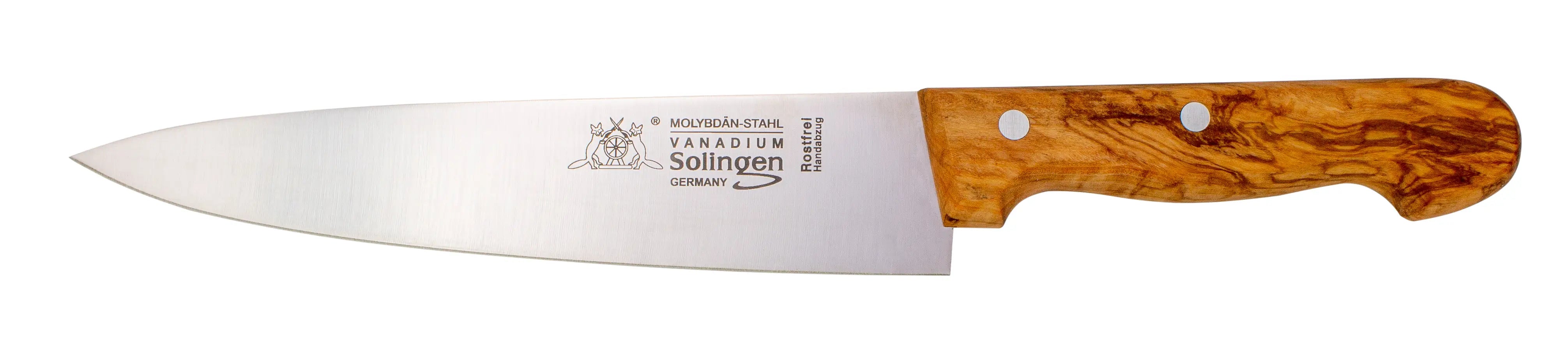 Messerset 4-tlg. mit Olivenholz - Made in Solingen
