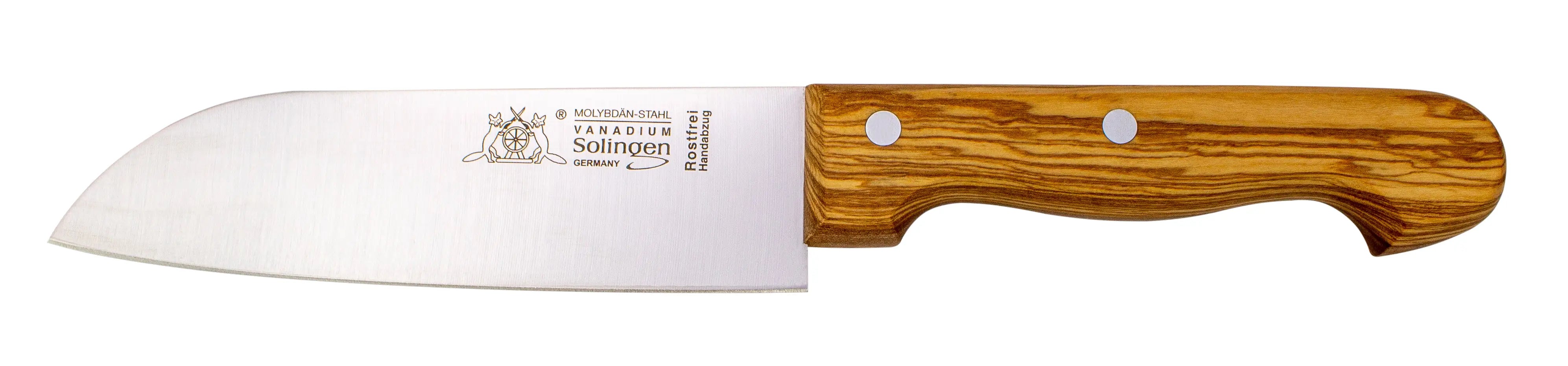 Messerset Santoku 2-tlg. mit Olivenholz - Made in Solingen