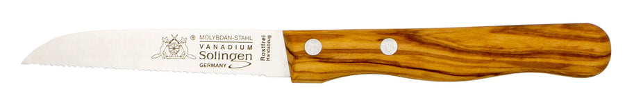 Messerset 14-tlg. mit Olivenholz - Made in Solingen