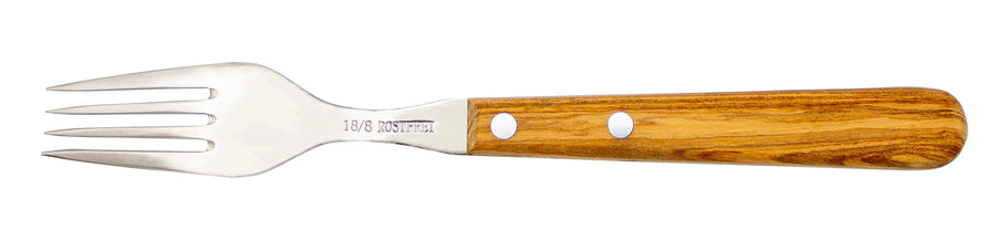 Gabel & Löffel mit Olivenholz - Rostfrei