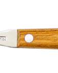 Gabel, Löffel & Brotzeitmesser mit Olivenholz - Rostfrei
