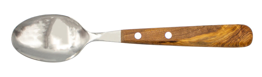Gabel & Löffel mit Olivenholz - Rostfrei