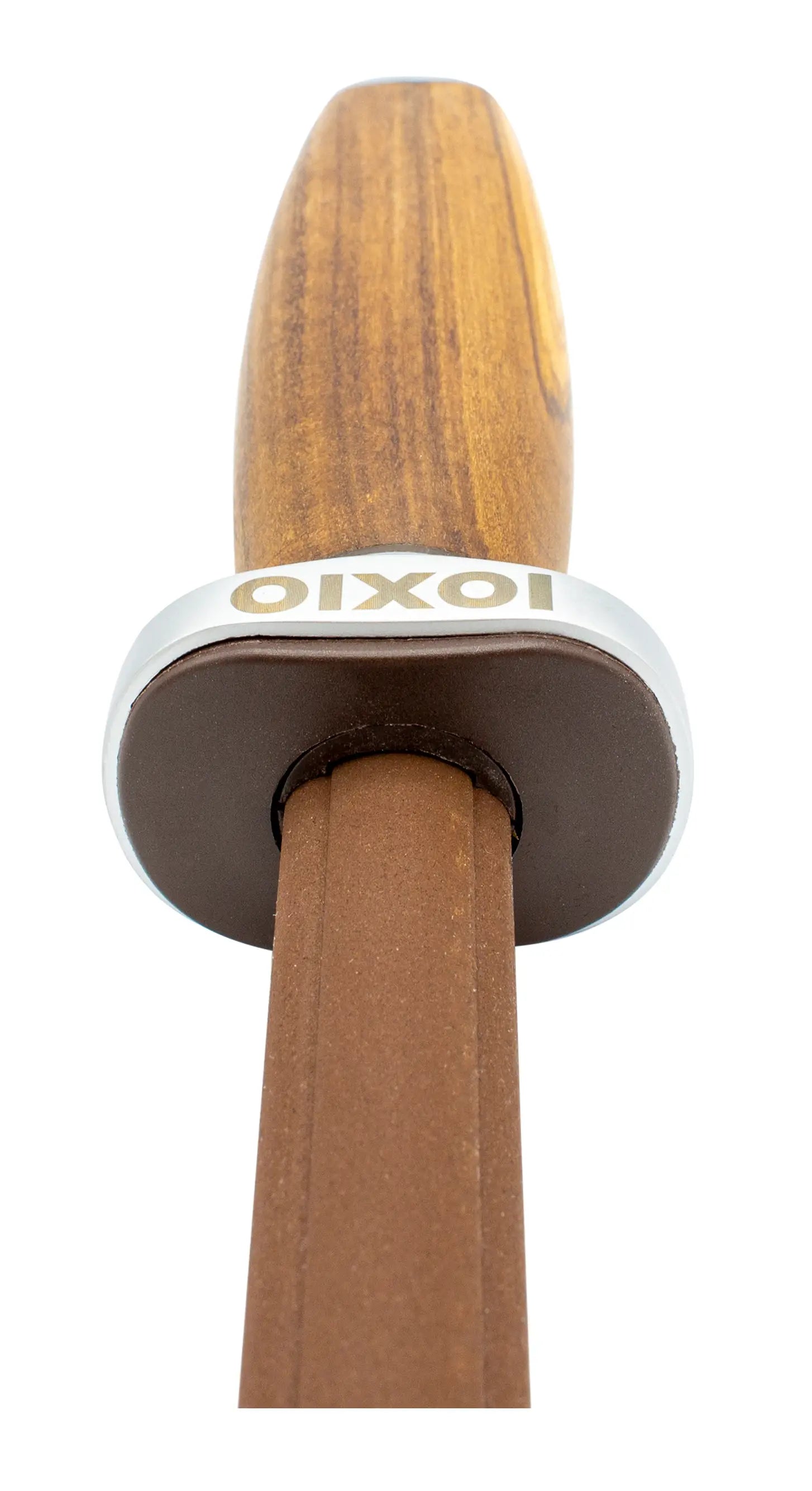 IOXIO Keramik Wetzstab OLIVE WOOD oval F360 J800 für den Grob- &amp; Normalschliff
