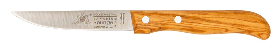 Messerset 14-tlg. mit Olivenholz - Made in Solingen
