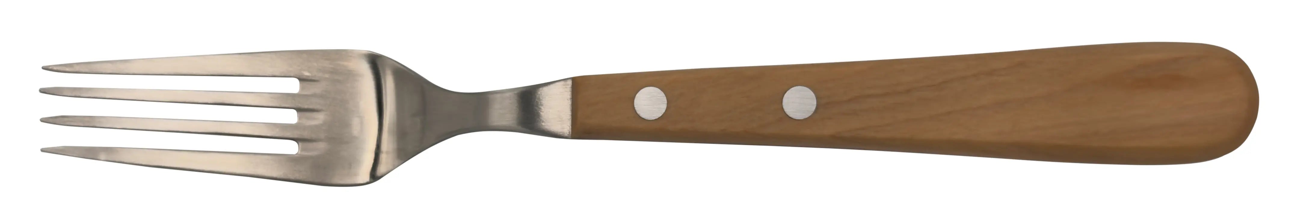 Gabel mit Olivenholzgriff – stilvoll, langlebig und angenehm in der Hand