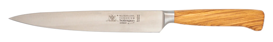 geschmiedetes Solinger Schinkenmesser 20cm mit Olivenholz - Rostfrei