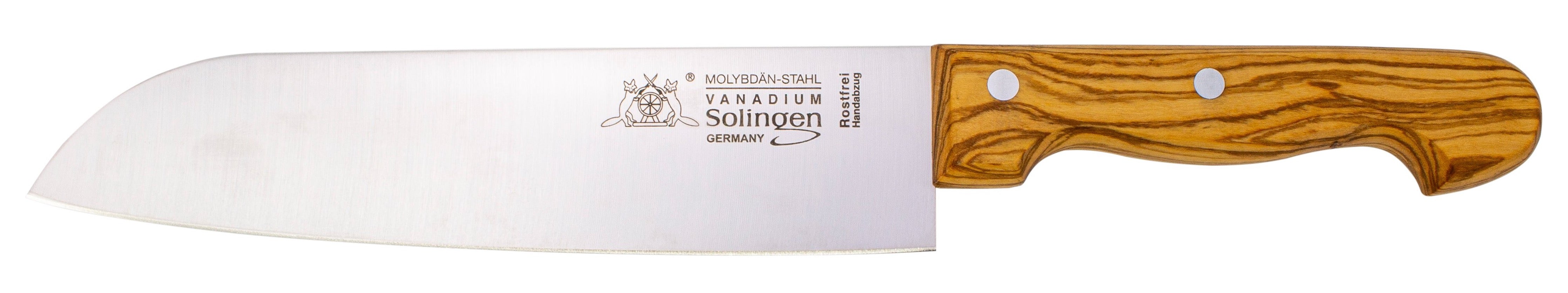 Solinger Santokumesser 20,5cm mit Olivenholz - Rostfrei