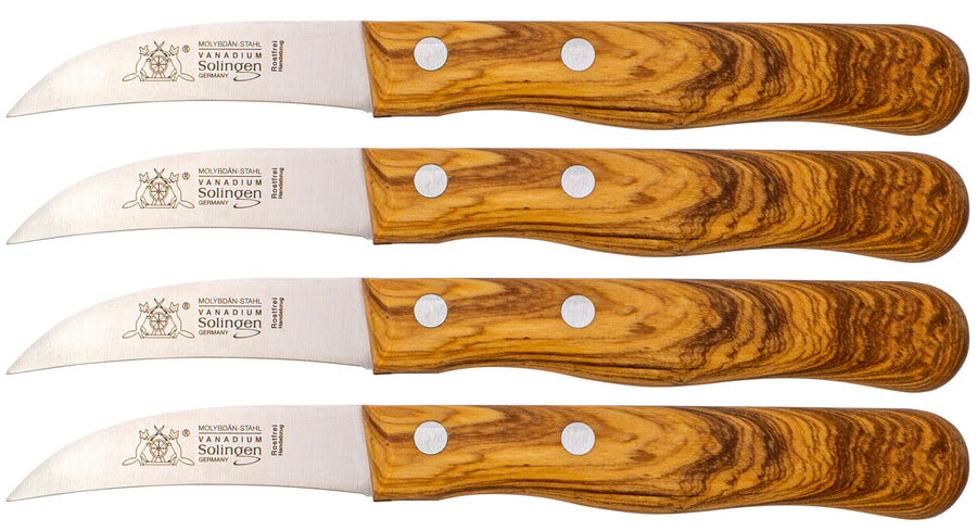 Solinger Küchenmesser mit Olivenholz - Rostfrei