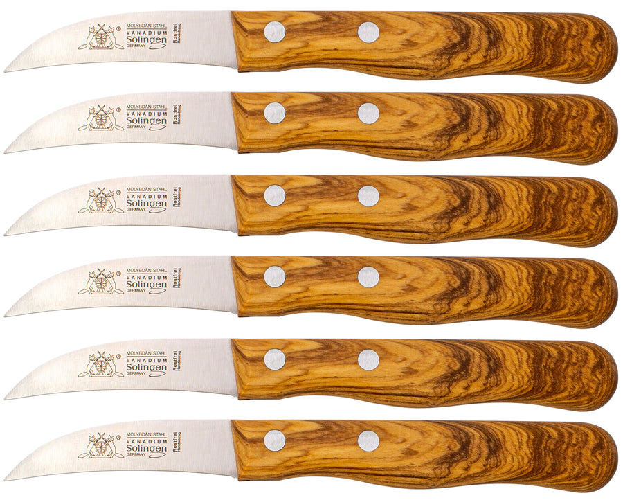 Solinger Küchenmesser mit Olivenholz - Rostfrei