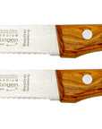 Solinger Steakmesser mit Olivenholz - Rostfrei