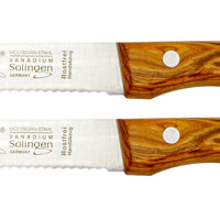 Solinger Steakmesser mit Olivenholz - Rostfrei