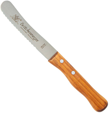 Solinger Buckelsmesser Welle mit Kirschholz - Rostfrei