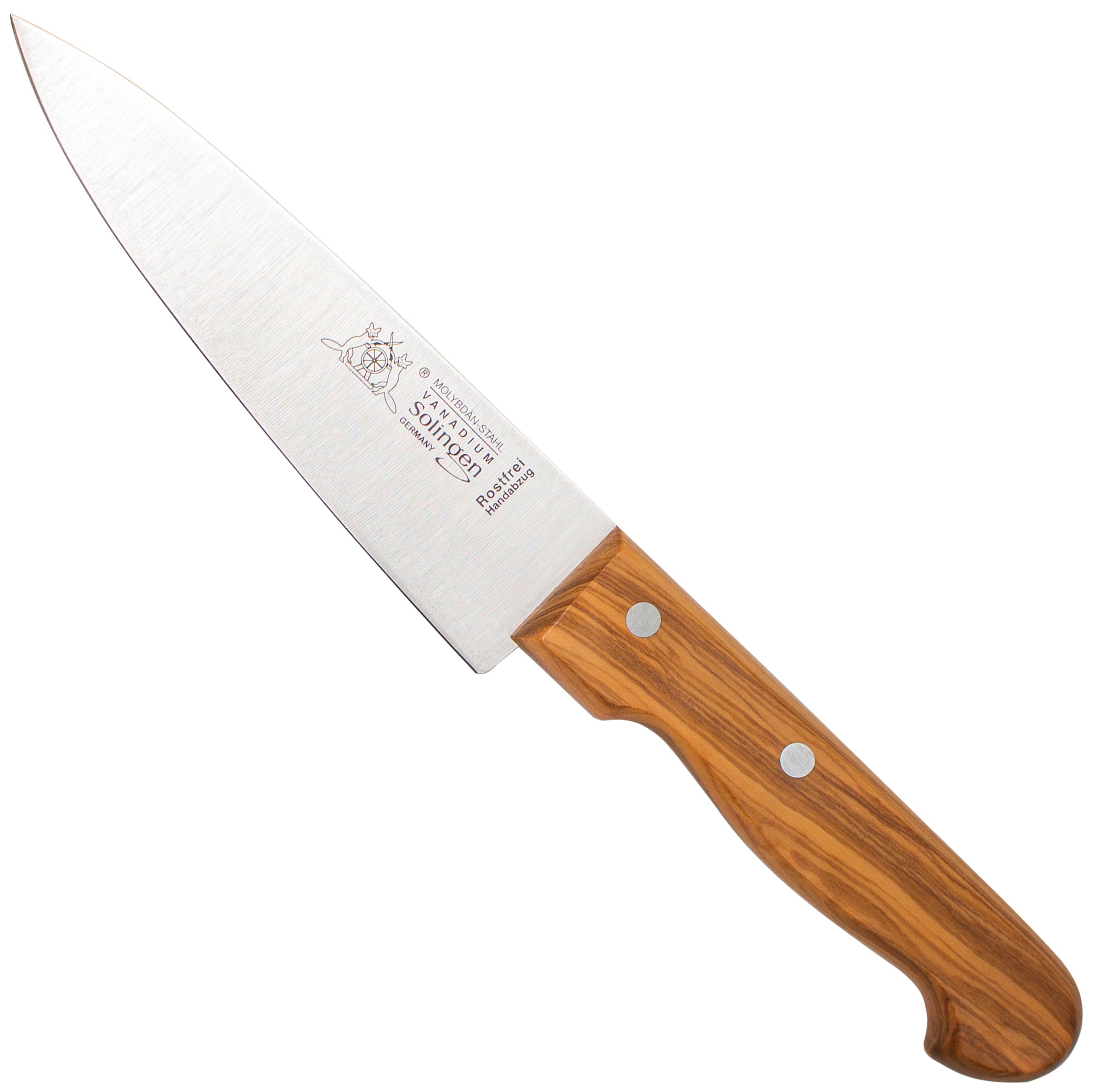 Solinger Kochmesser 16cm mit Olivenholz - Rostfrei