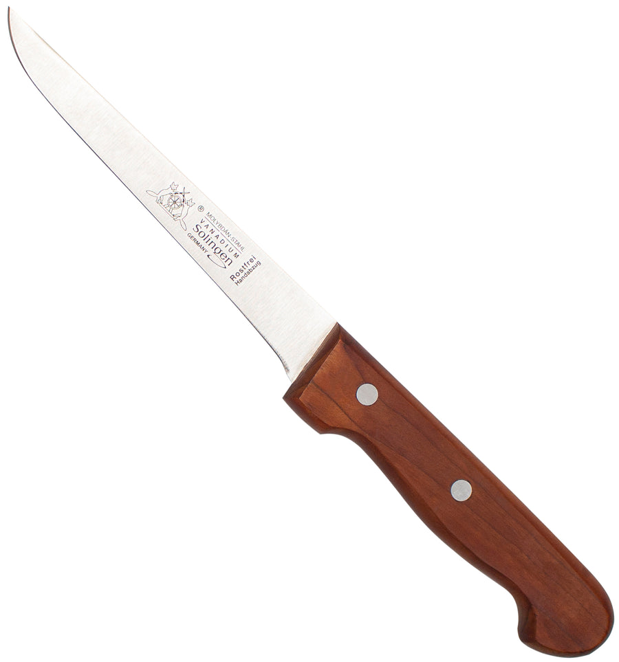 Solinger Ausbeinmesser 15,5cm mit Kirschholz - Rostfrei