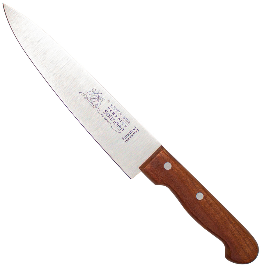 Solinger Kochmesser 20cm mit Kirschholz - Rostfrei