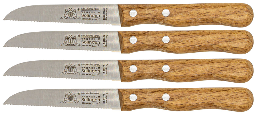 Solinger Tomatenmesser mit Buchenholz - Rostfrei