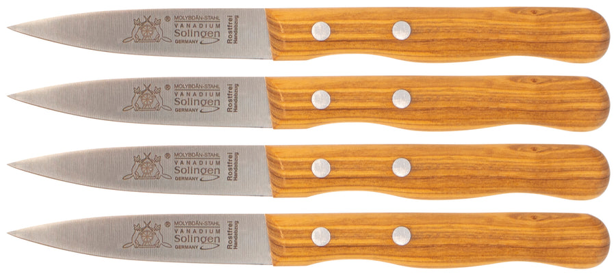 Solinger Spickmesser klein mit Olivenholz - Rostfrei