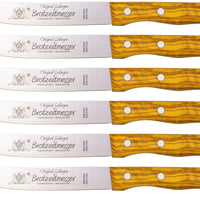 Solinger Brötchenmesser Brotzeit mit Olivenholz - Rostfrei