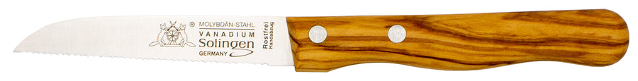 Solinger Tomatenmesser mit Olivenholz - Rostfrei