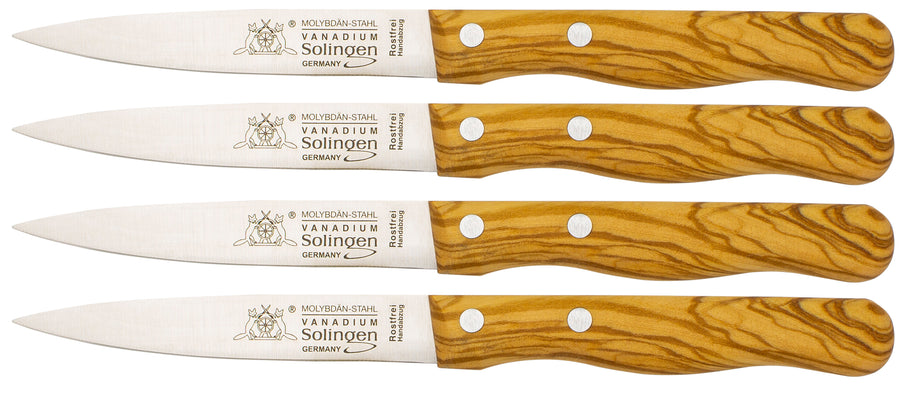 Solinger Spickmesser mit Olivenholz - Rostfrei