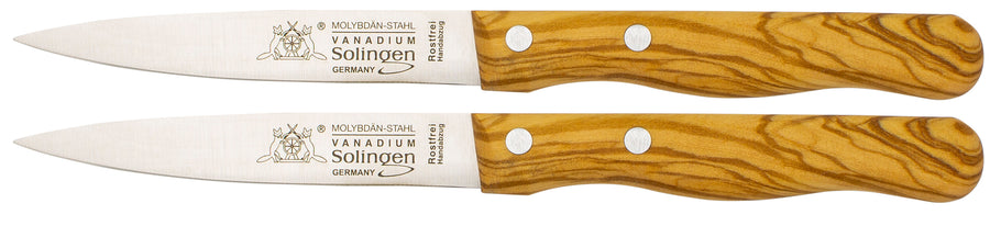 Solinger Spickmesser mit Olivenholz - Rostfrei