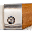 Santokumesser Taschenmesser mit Olivenholz - Rostfrei