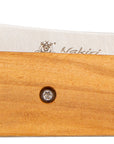 Nakiri Taschenmesser mit Olivenholz - Rostfrei