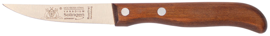 Solinger Zwiebelmesser klein mit Kirschholz - Rostfrei